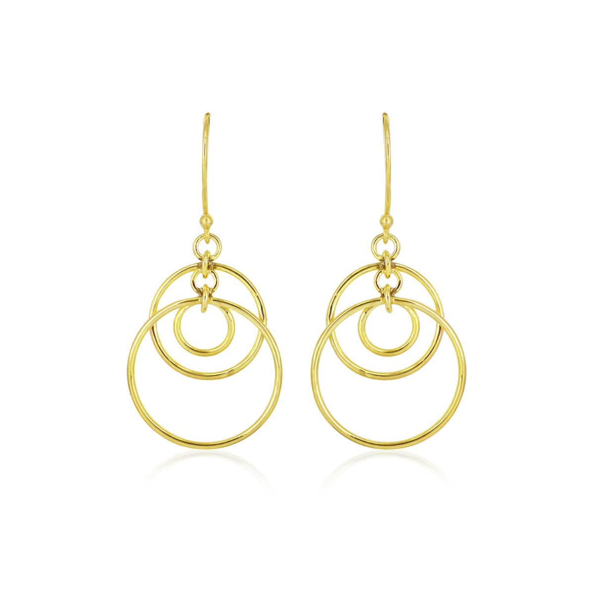 Rolling Sparkle Drop Earrings