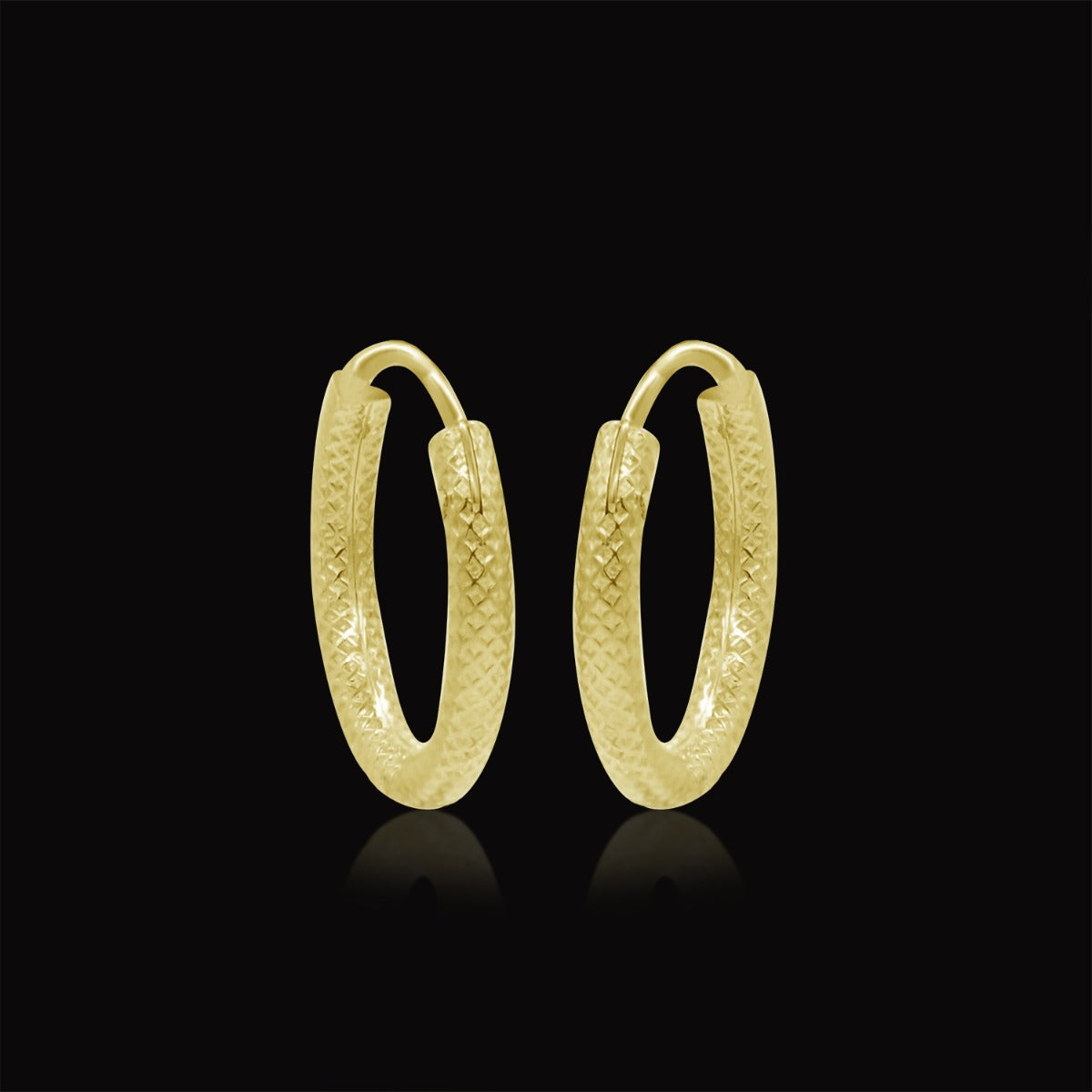 Classic Dazzle Hoop Earrings