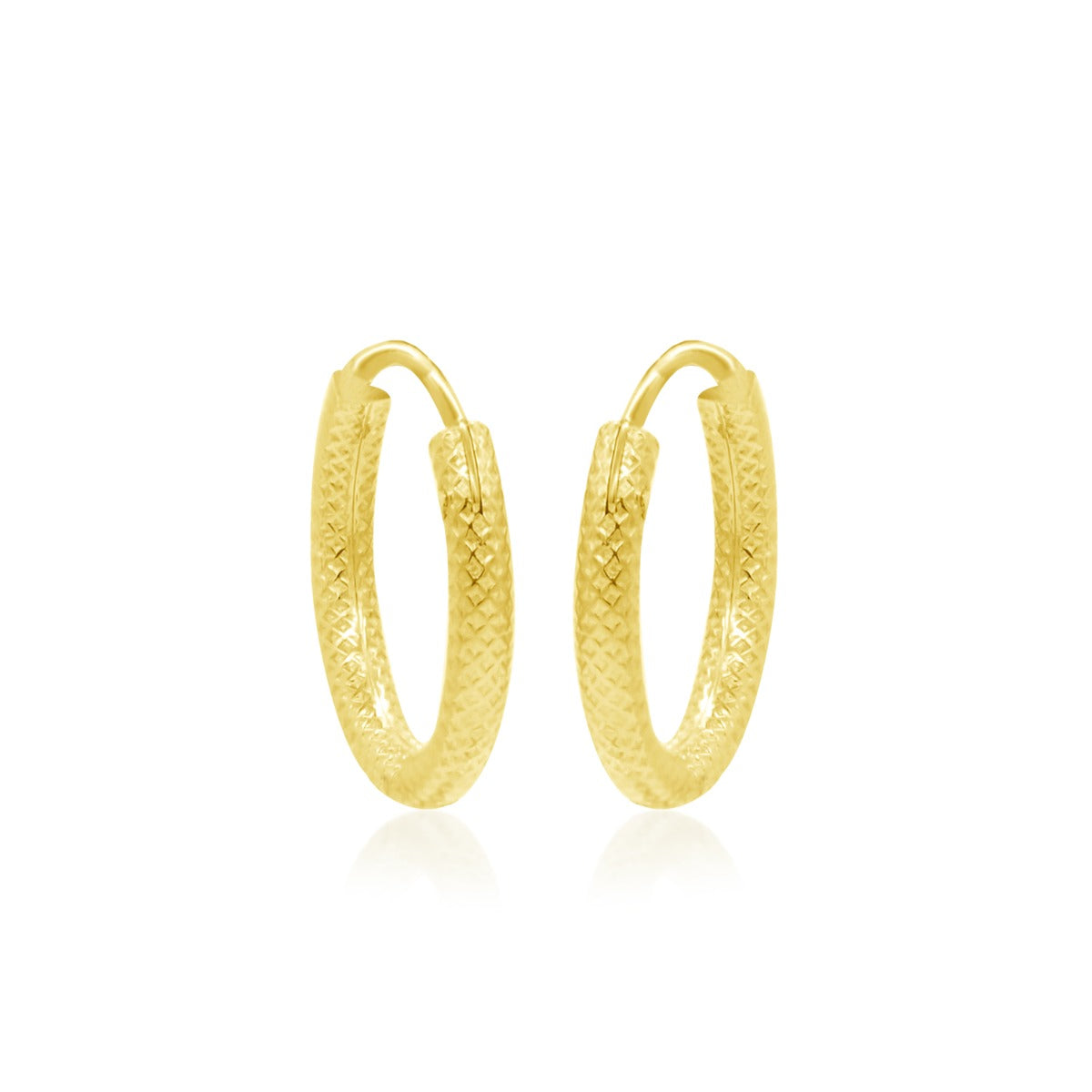 Classic Dazzle Hoop Earrings