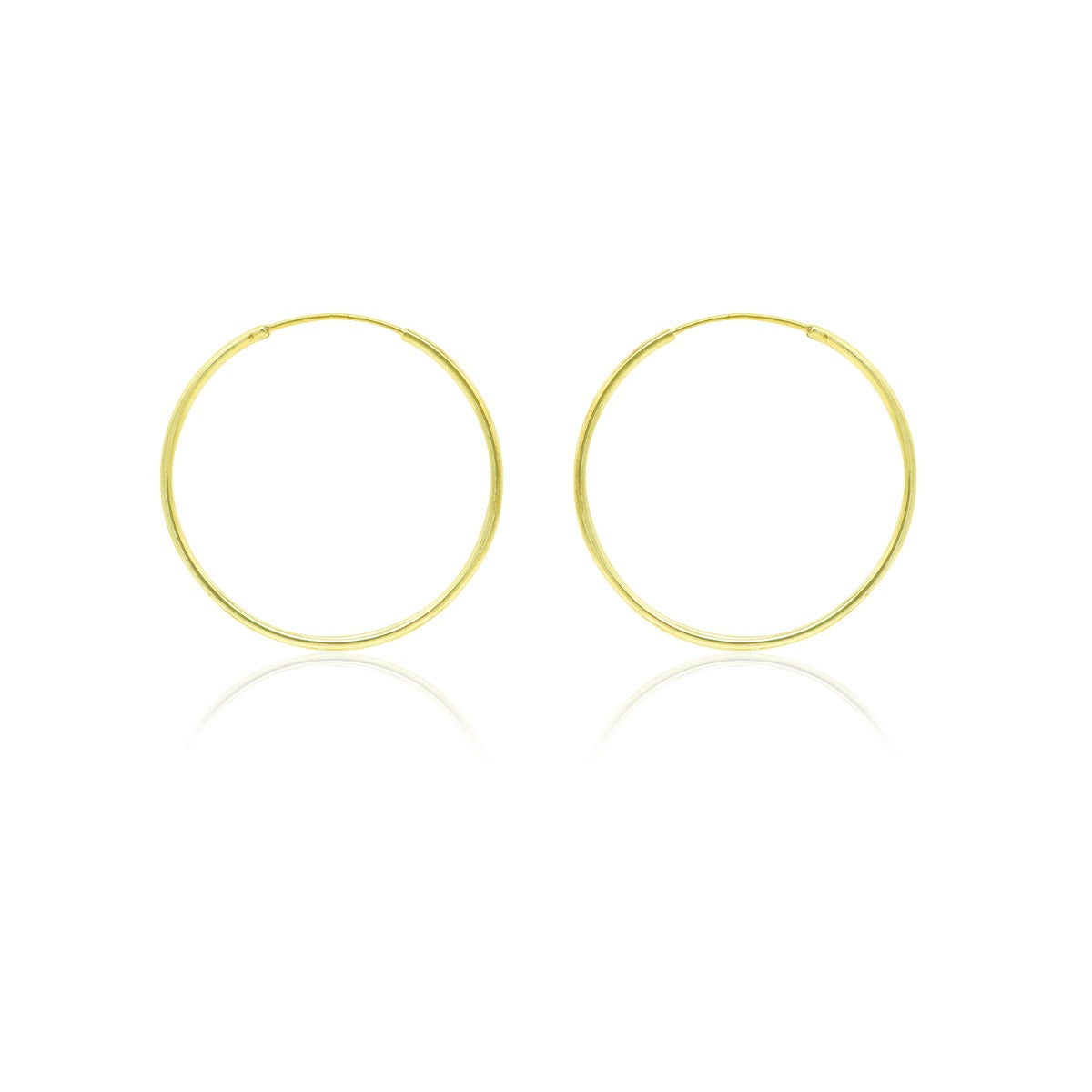 Classic Sparkle Hoop Earrings