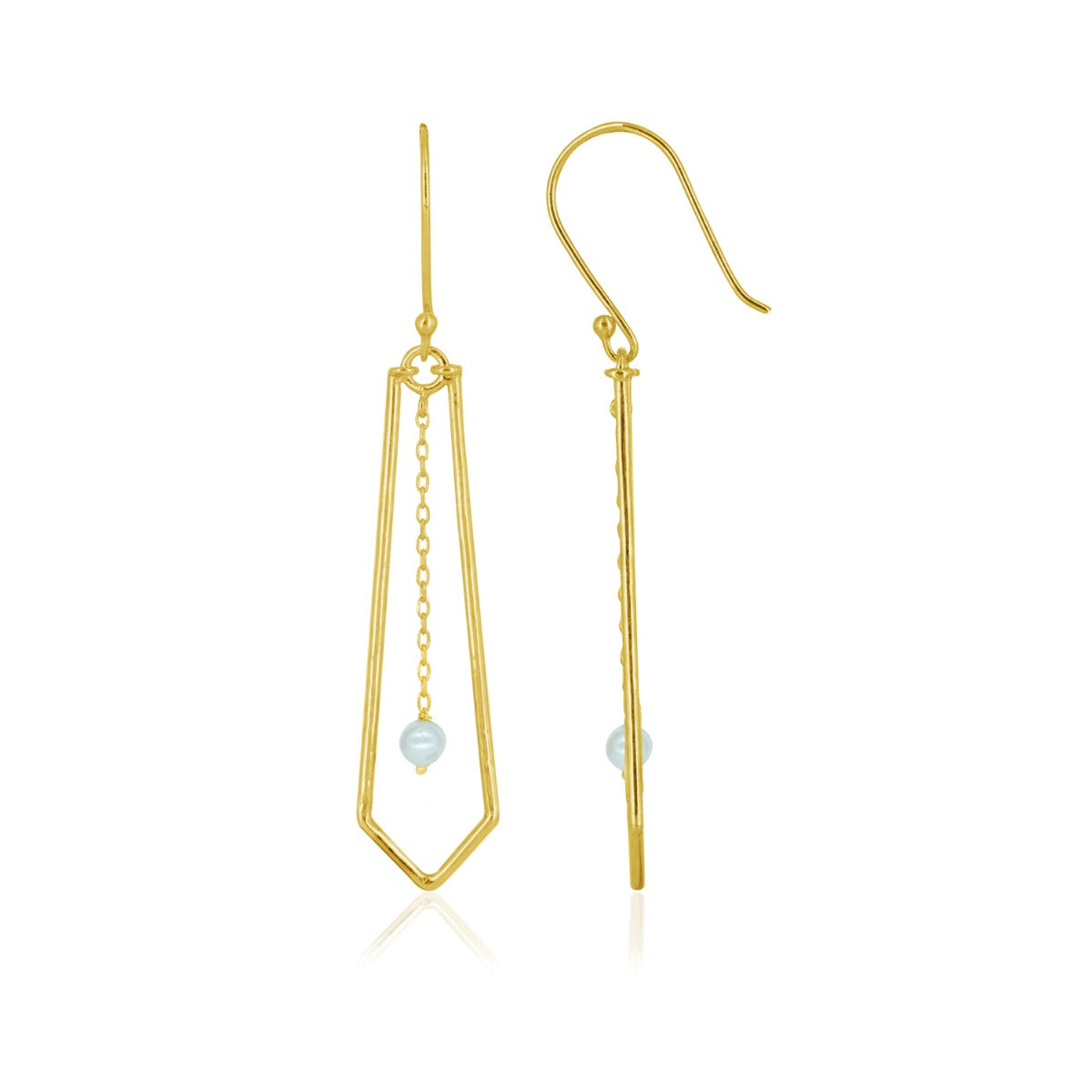 Pearl Dazzle Drop Earrings