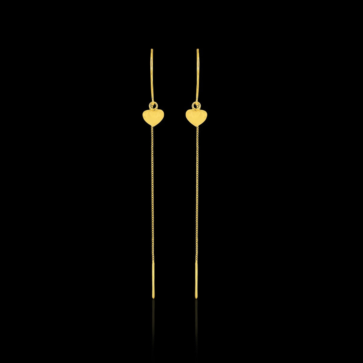 Twinkly Heart Sui Dhaga Earrings