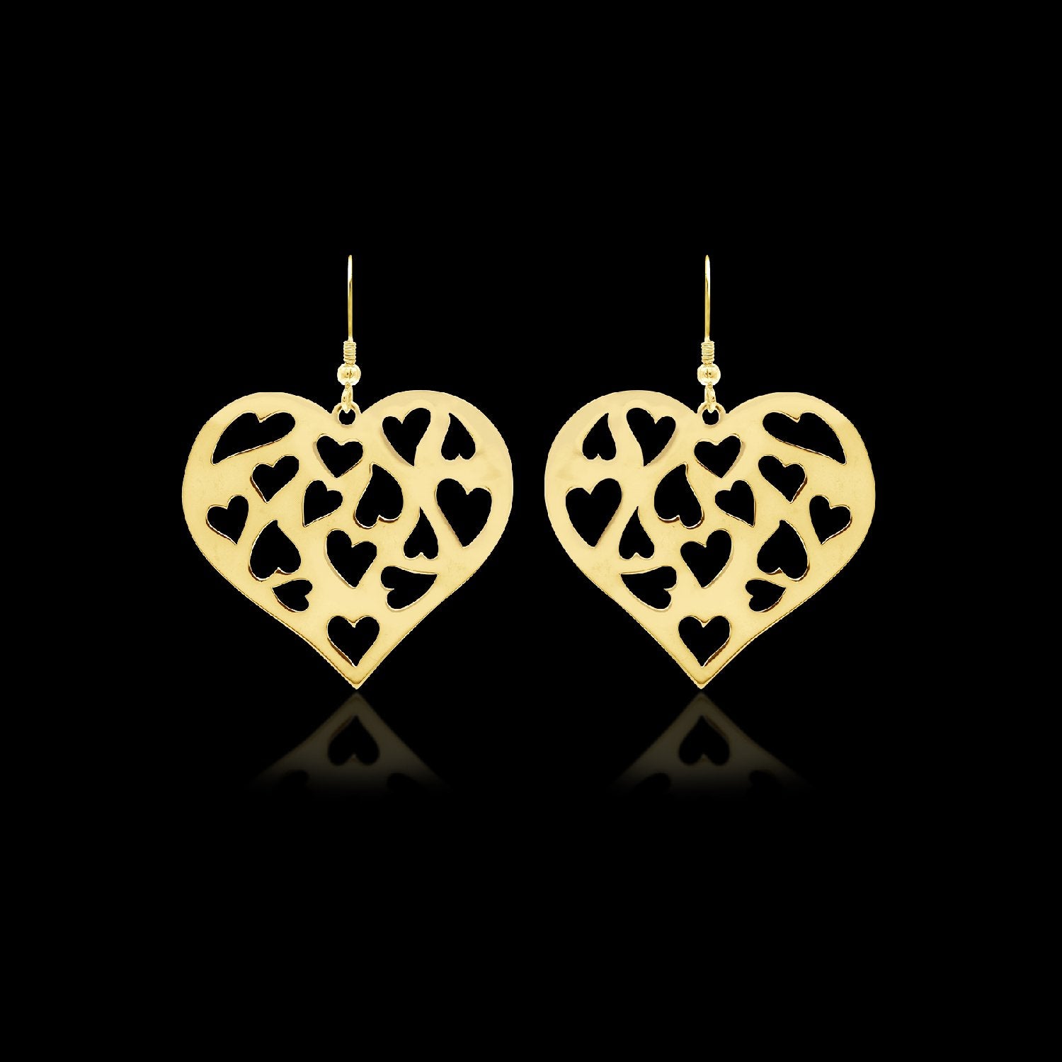 Posy Heart Earrings