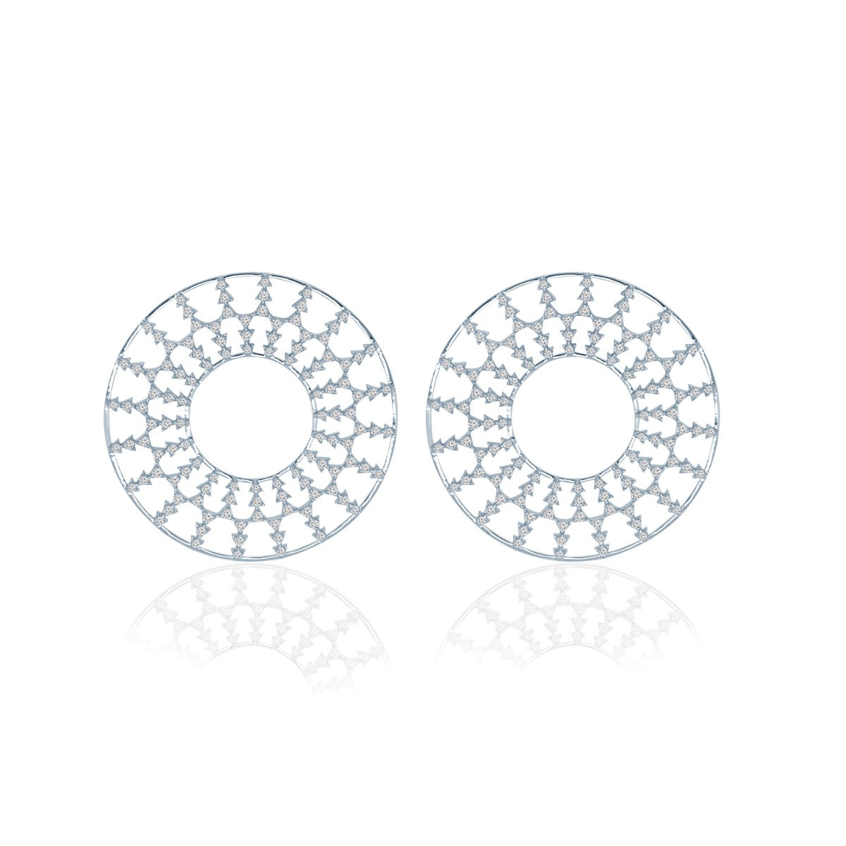 Ornate Diamond Earrings