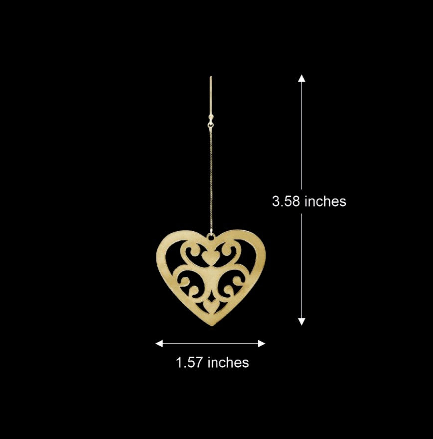 Ivory Heart Earrings