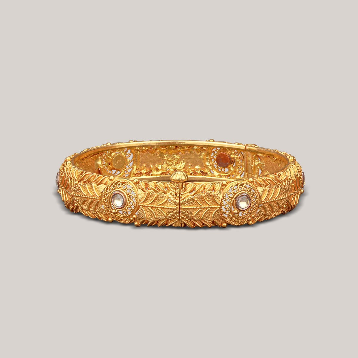 Traditional Kundan Gold Bangle