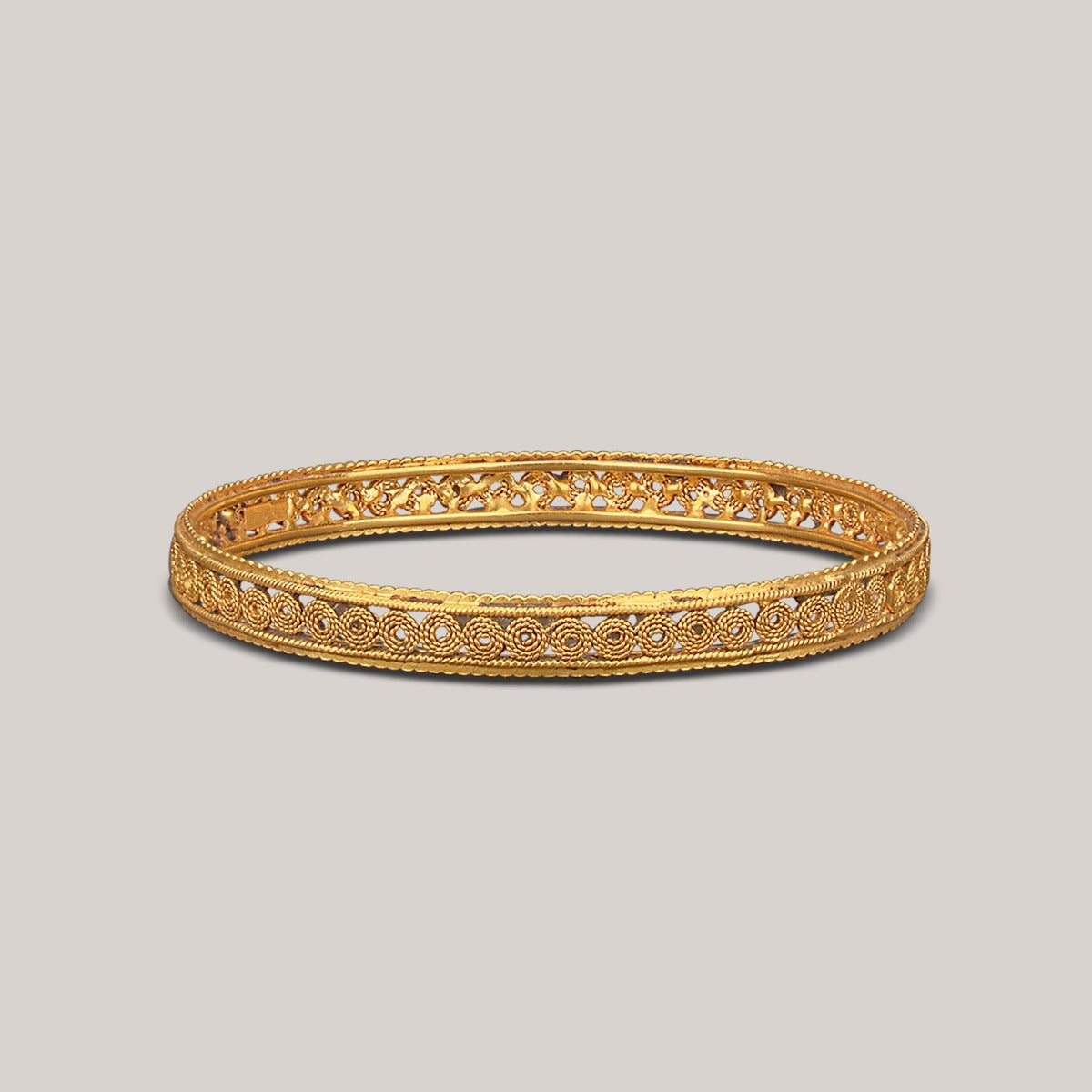 Loopy Gold Bangle