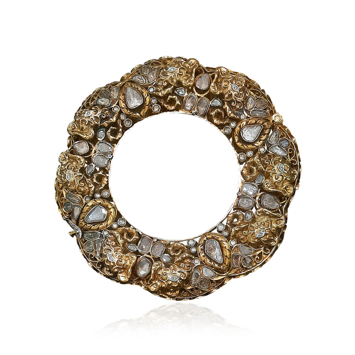 Adela Bloom Loha Polki Bangle