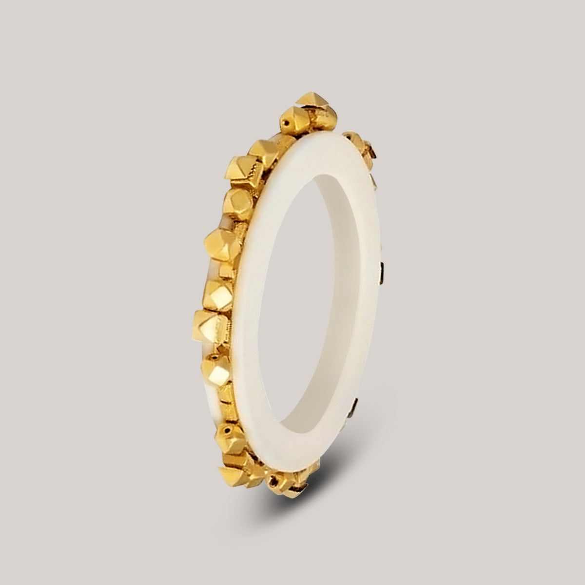 Stones Studded Gold Bangle