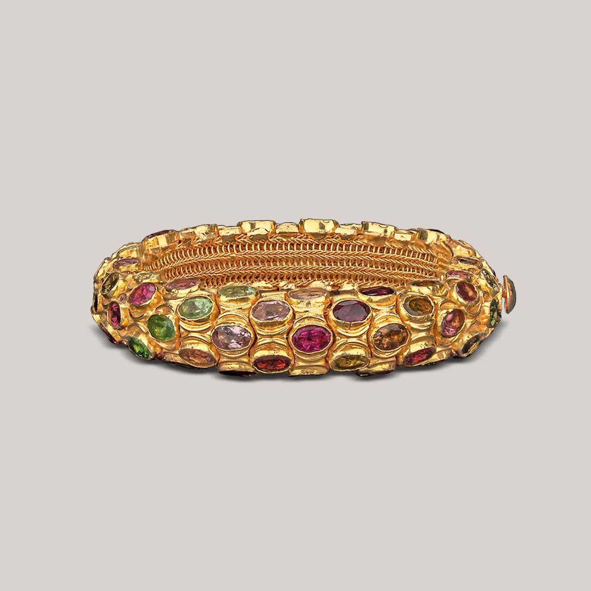 Vivid Jumble Gold Bangle