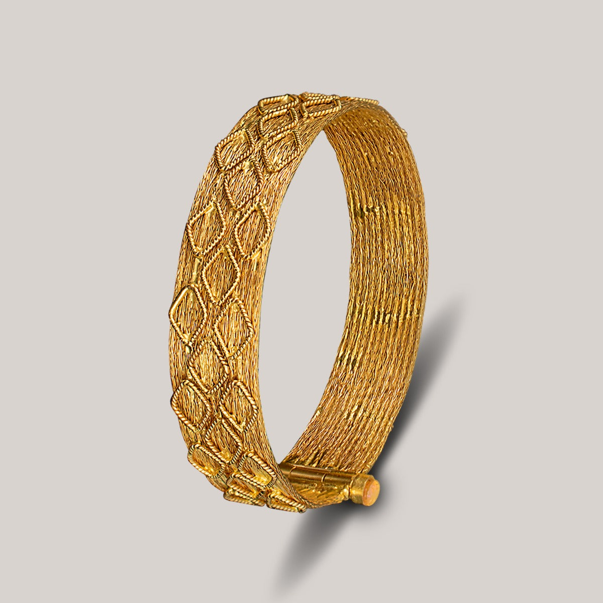 Textured Gold Kada