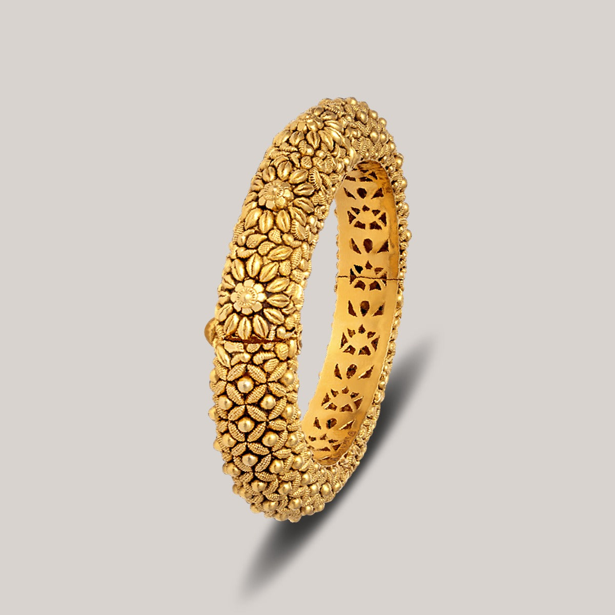 Floret Gold Bangle