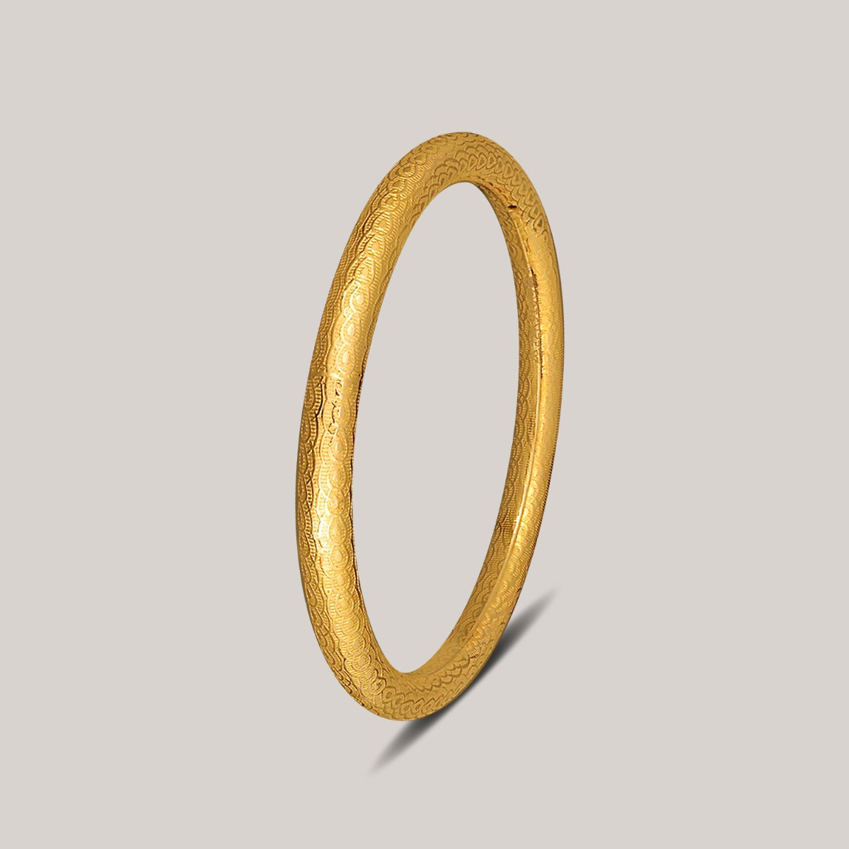 Light Weight Gold Bangle