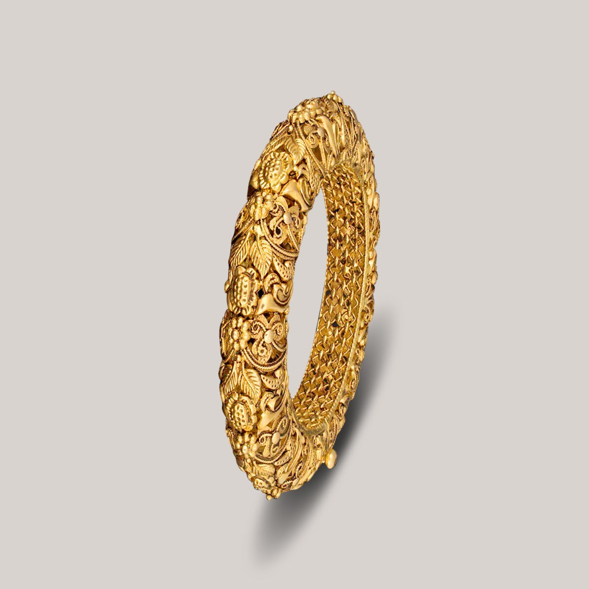Gold Petals Bangle