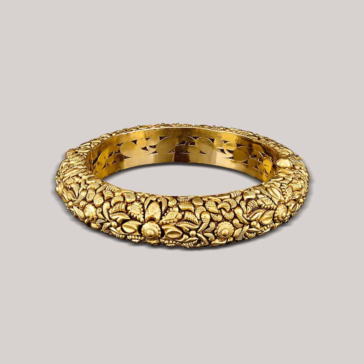 Floret Gold Bangle