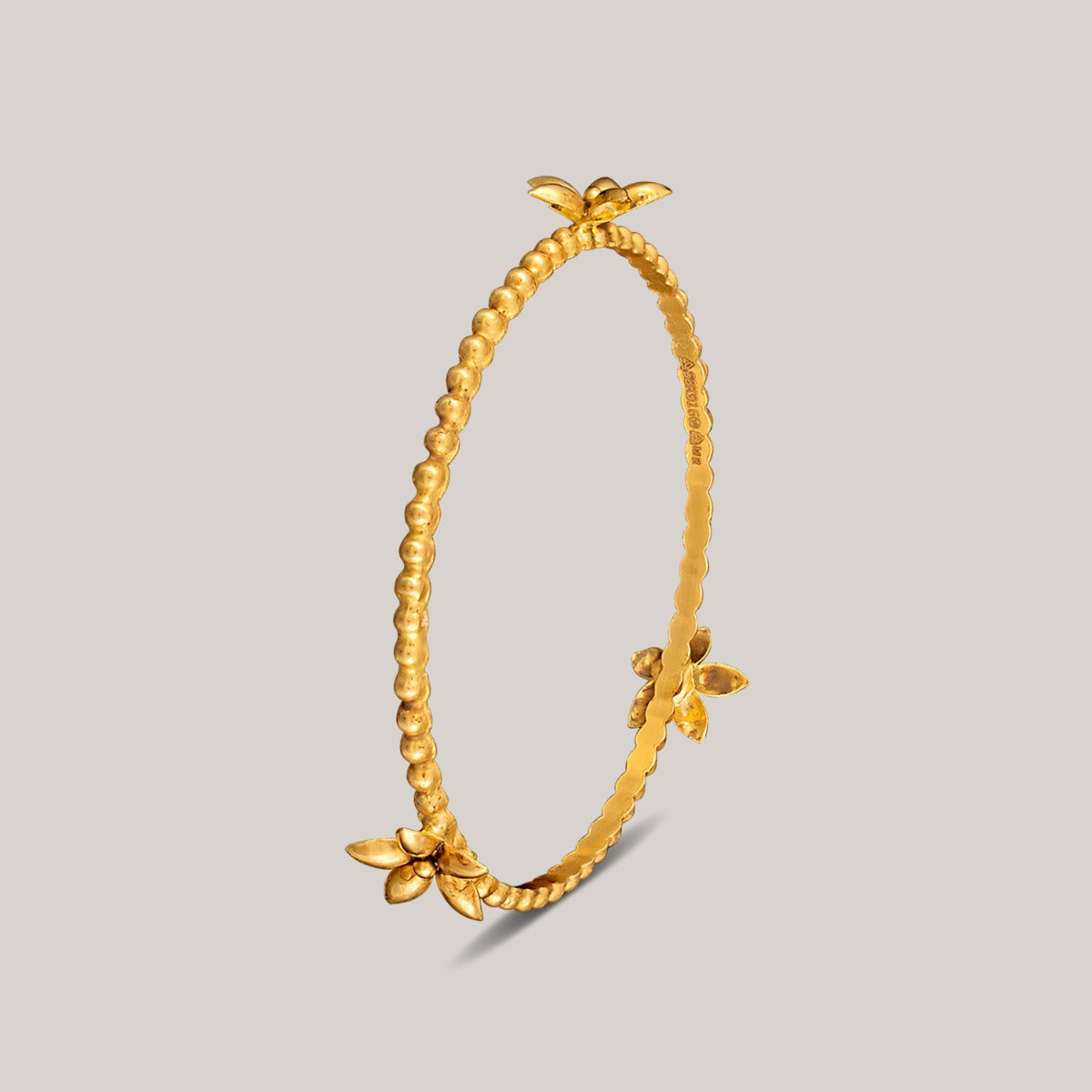 Light Weight Gold Bangle