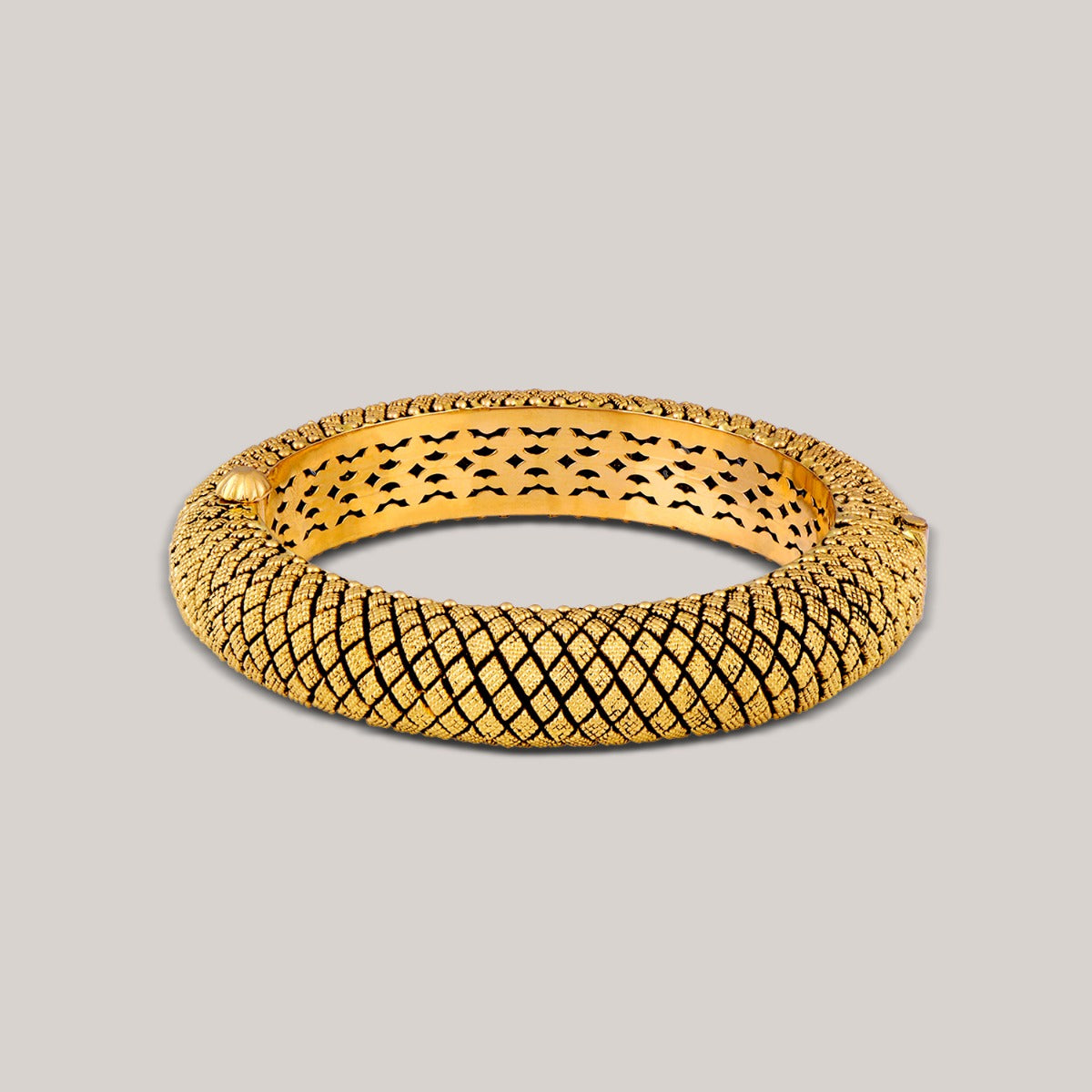 Snake Slough Gold Bangle