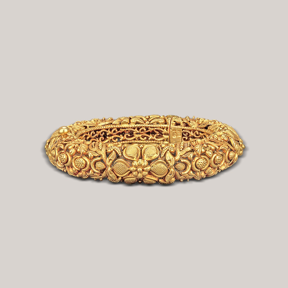 Tulip Gold Bangle