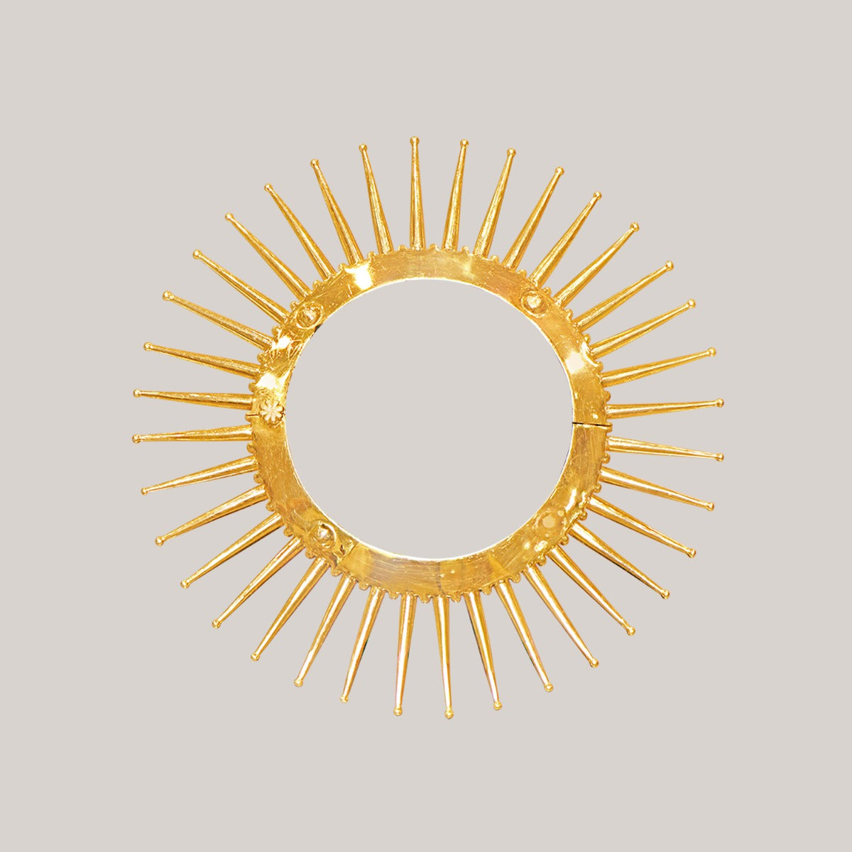 Sunrays Gold Bangle