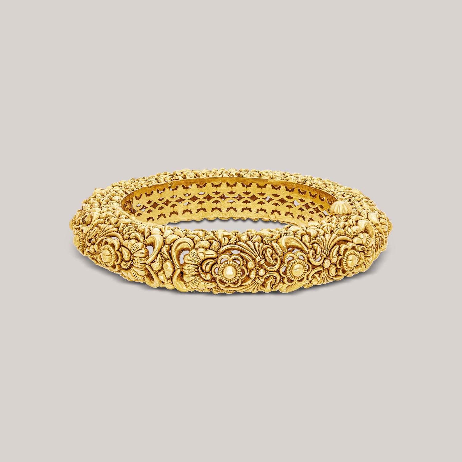 Art Nouveau Gold Bangle