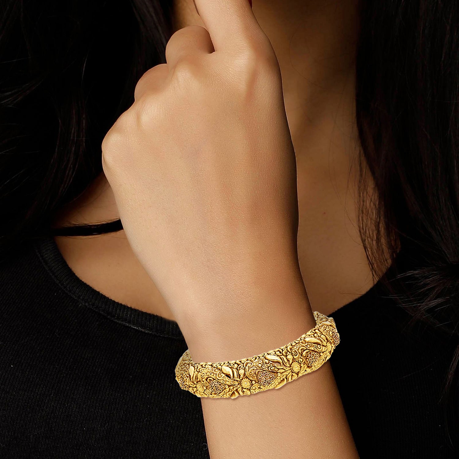 Blossom Bloom Gold Bangle