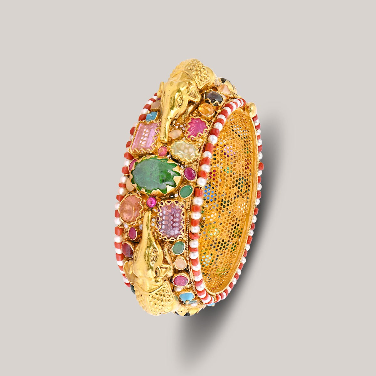 Gaja Garden Gold Bangle