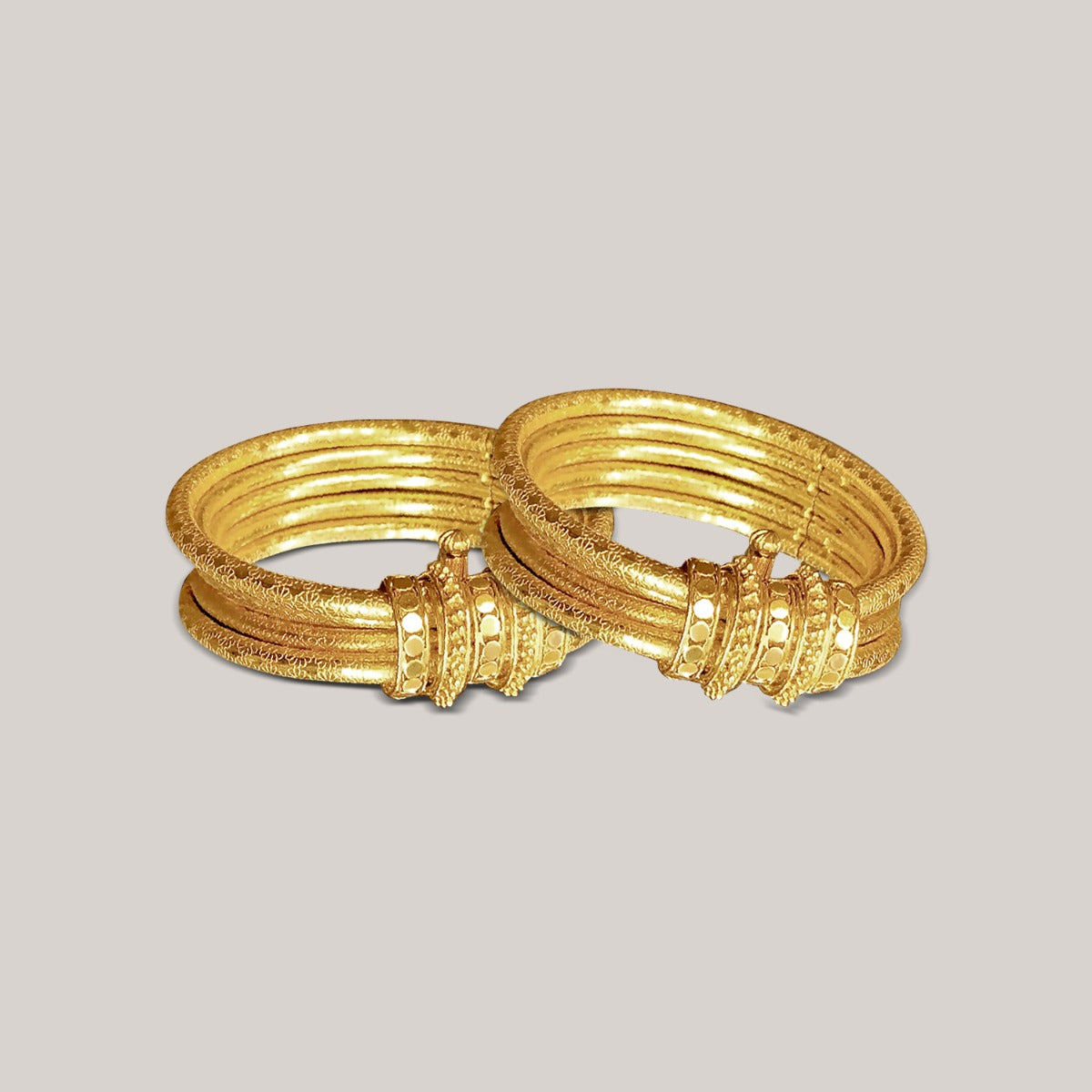 Sheen Gold Kada Set