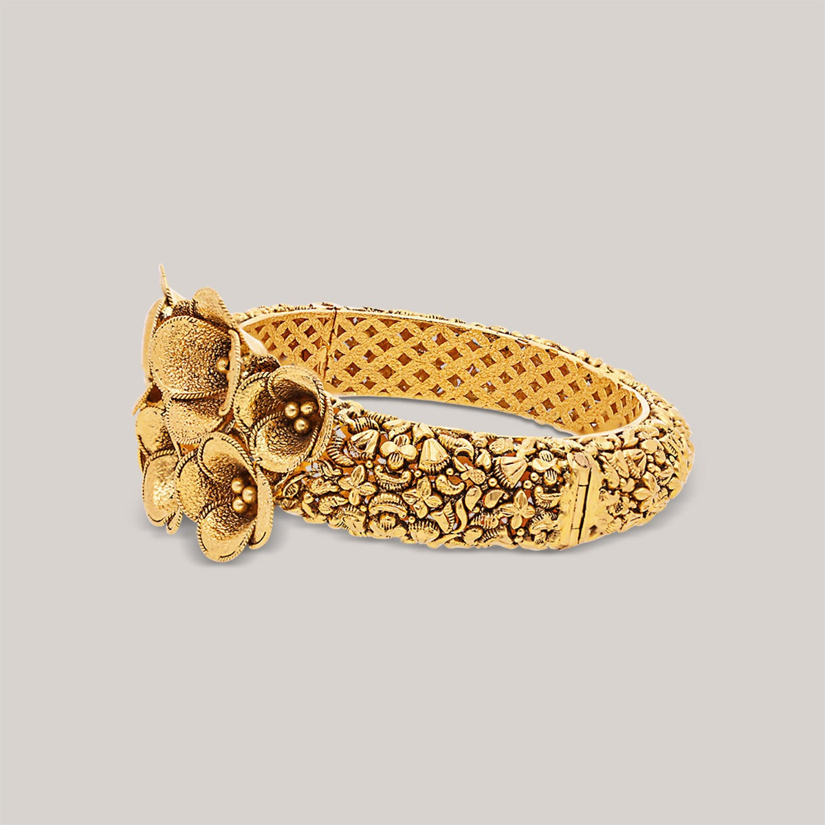 Golden Folds Regal Bangle