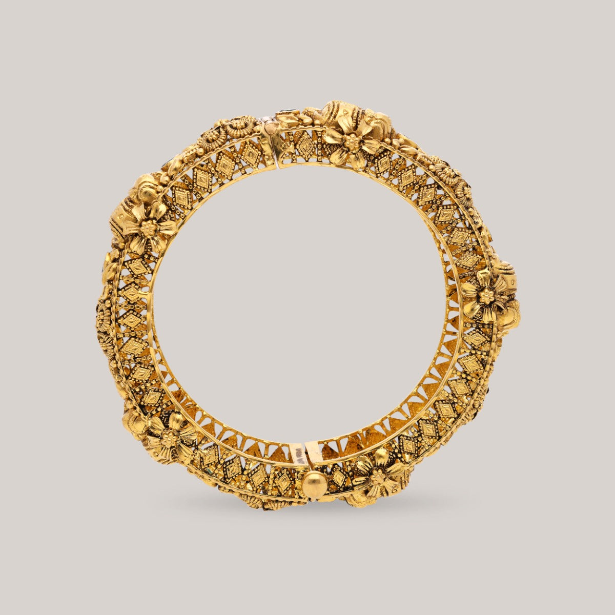 Golden Elephant Parade Gold Bangle