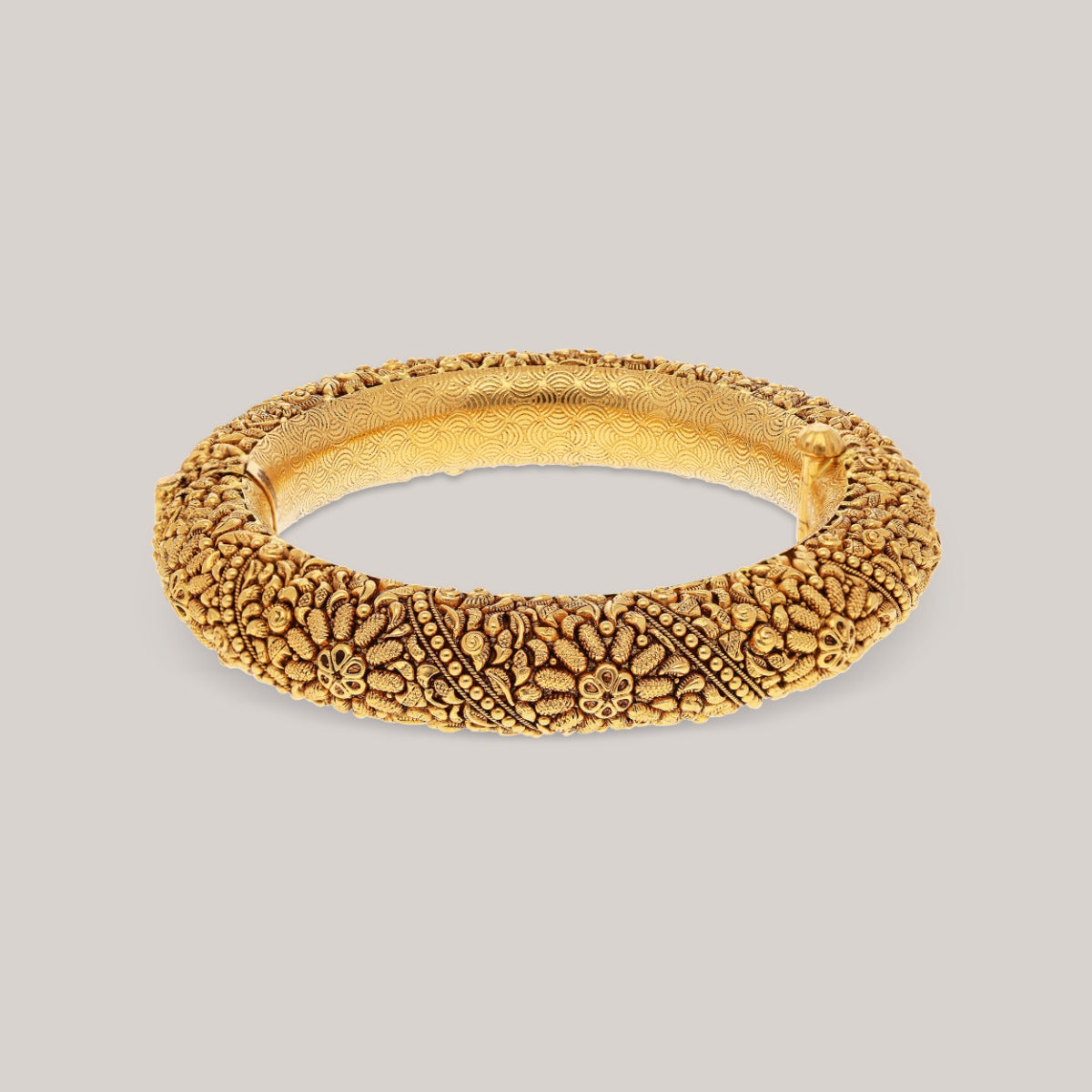Blossom Weave Gold Bangle