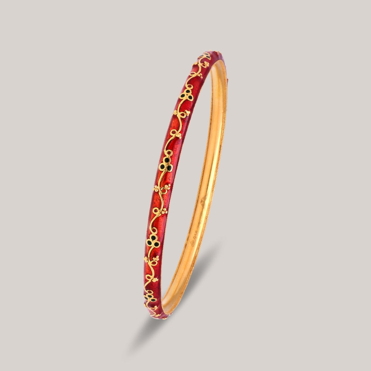 Enchanted Forest Gold Bangle