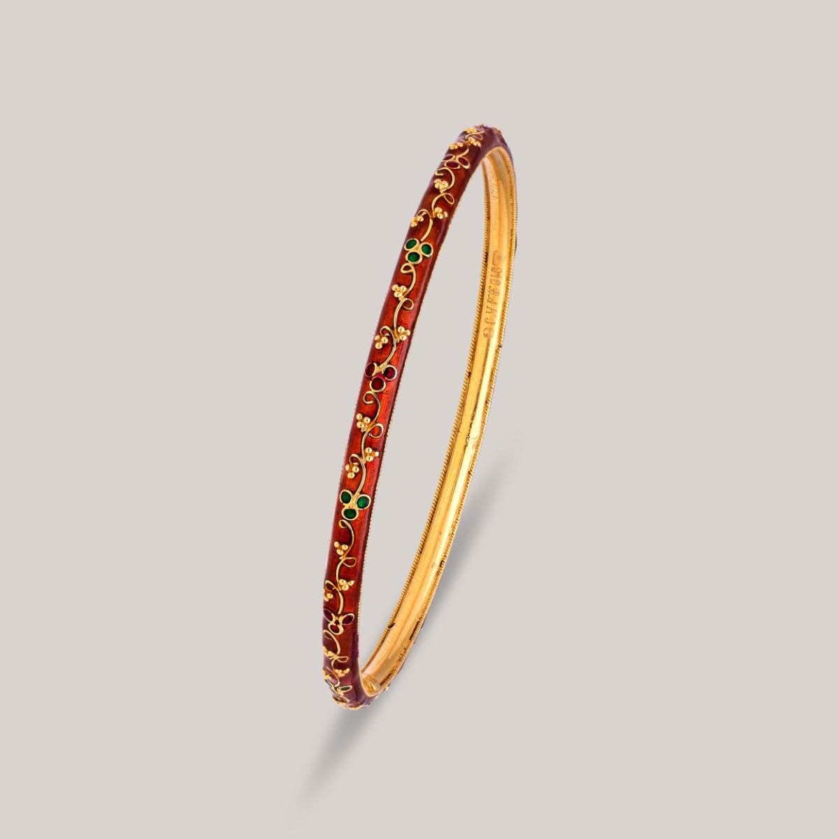 Golden Vine Gold Bangle