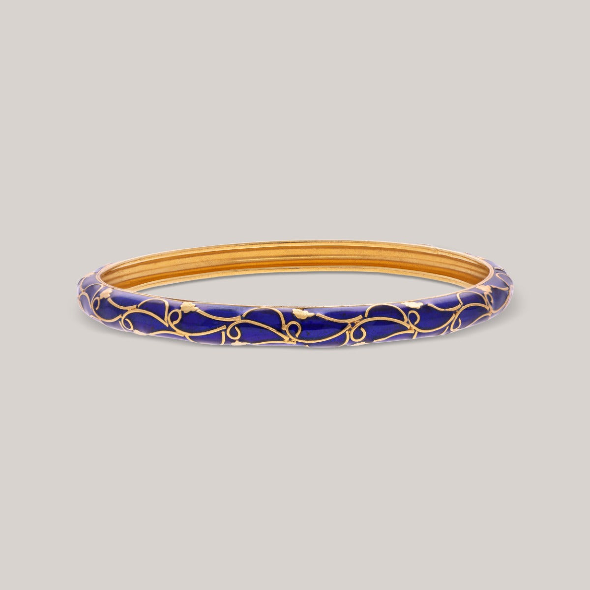 Lapis Gleam Gold Bangle