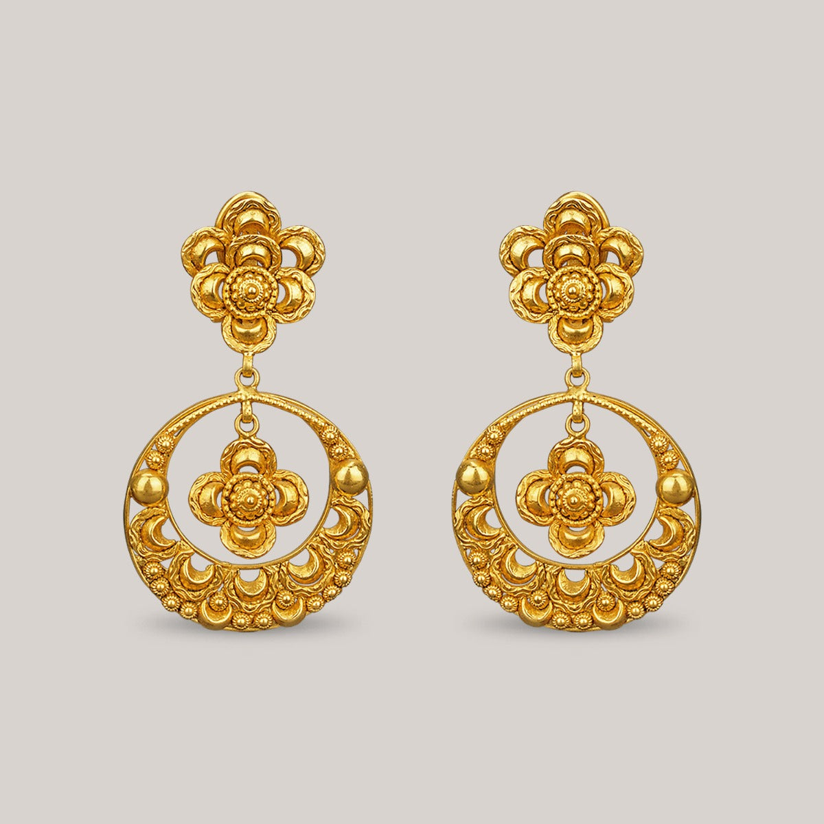 Moonlit Gold Chandbali