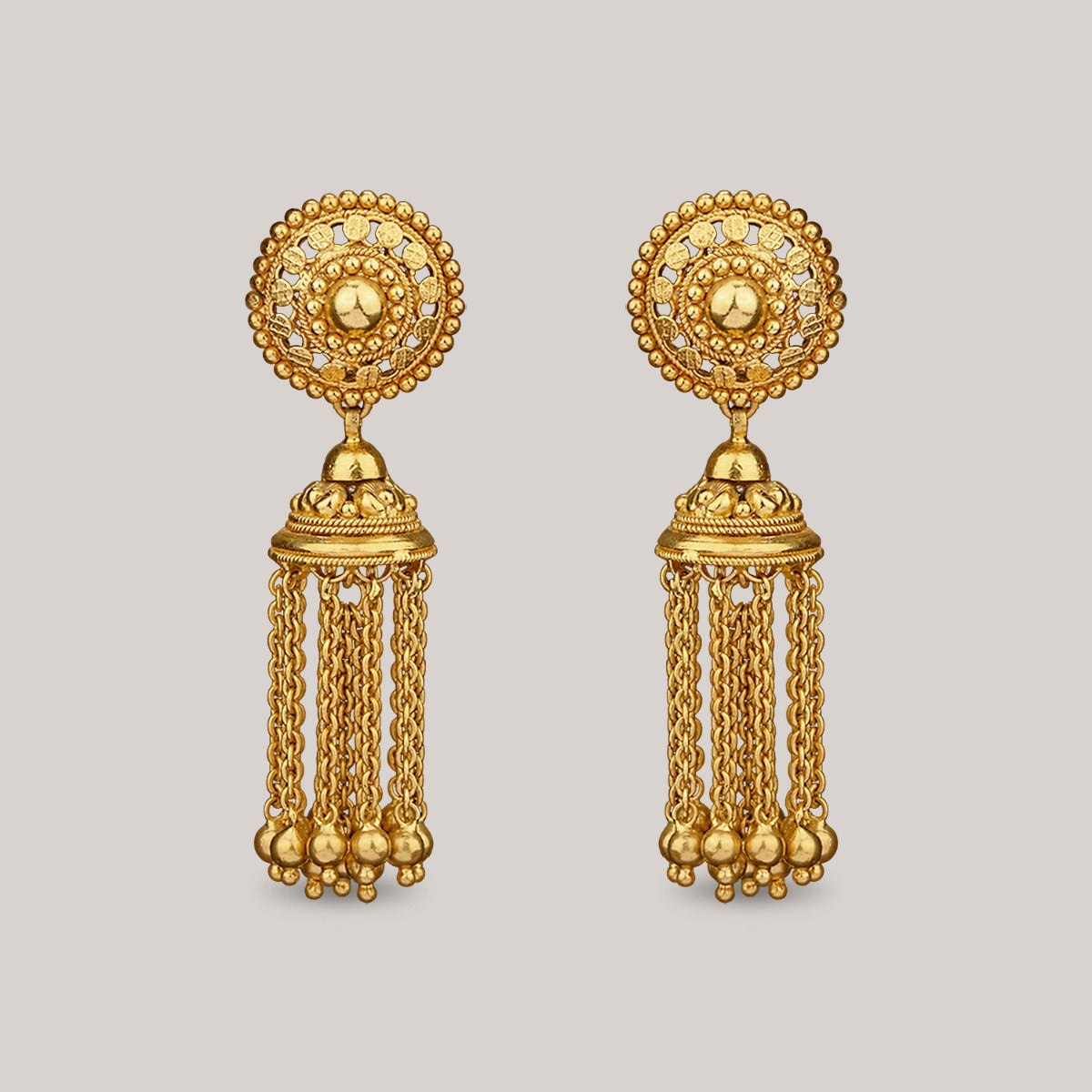 Dainty Chandelier Gold Jhumka