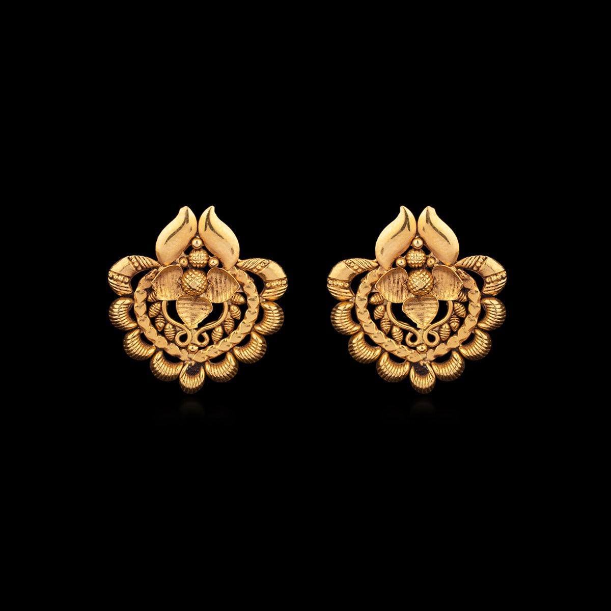 Preksha Gold Earrings