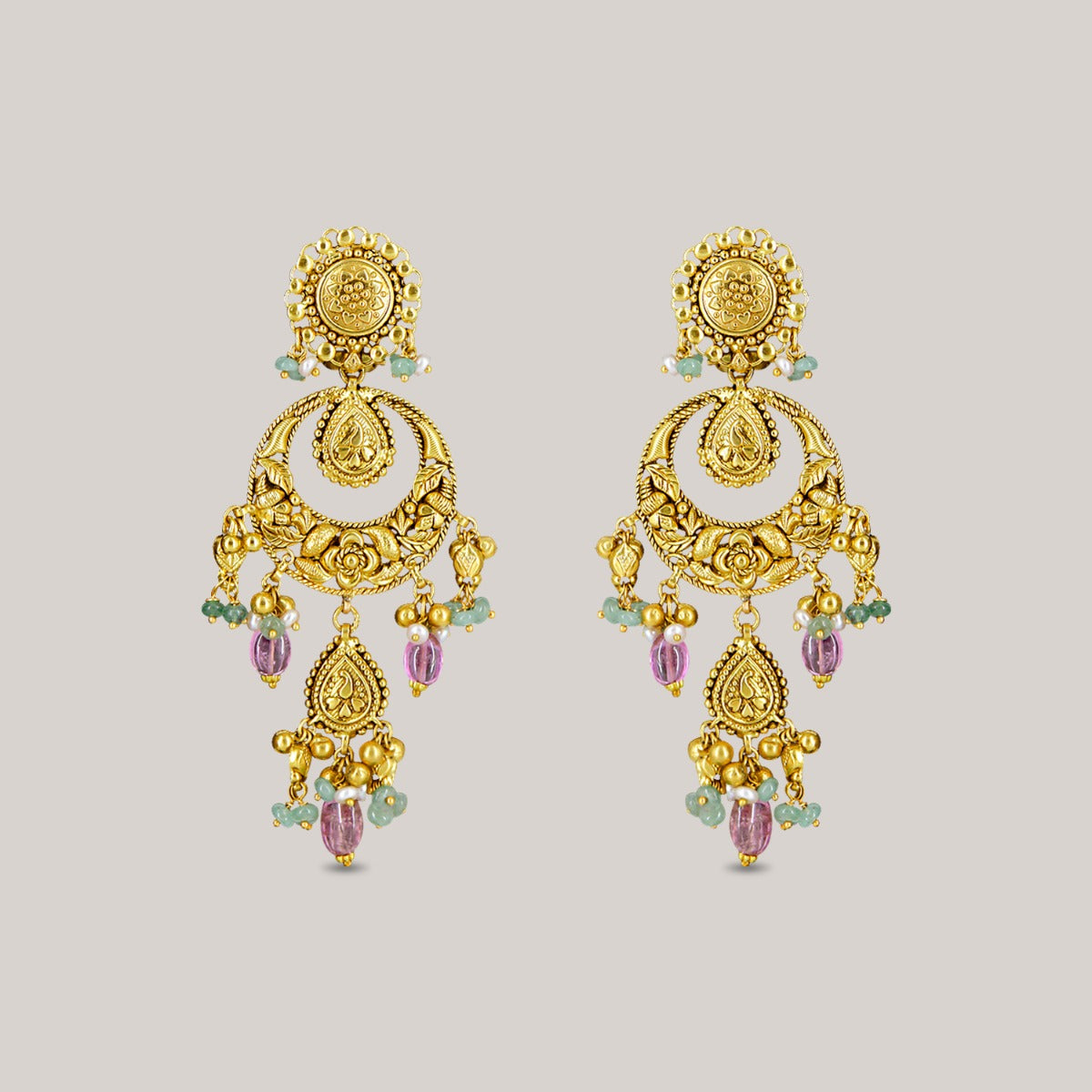 Gold Moon Earrings