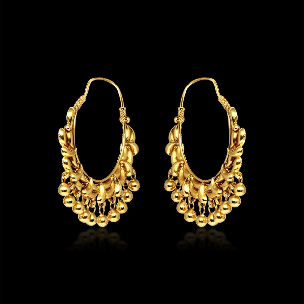 Chhavi Gold Earrings