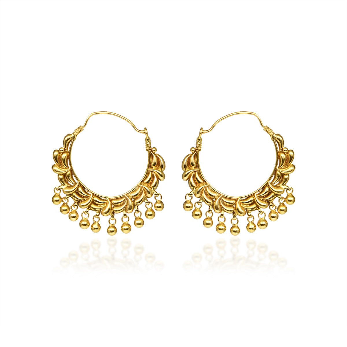 Chhavi Gold Earrings