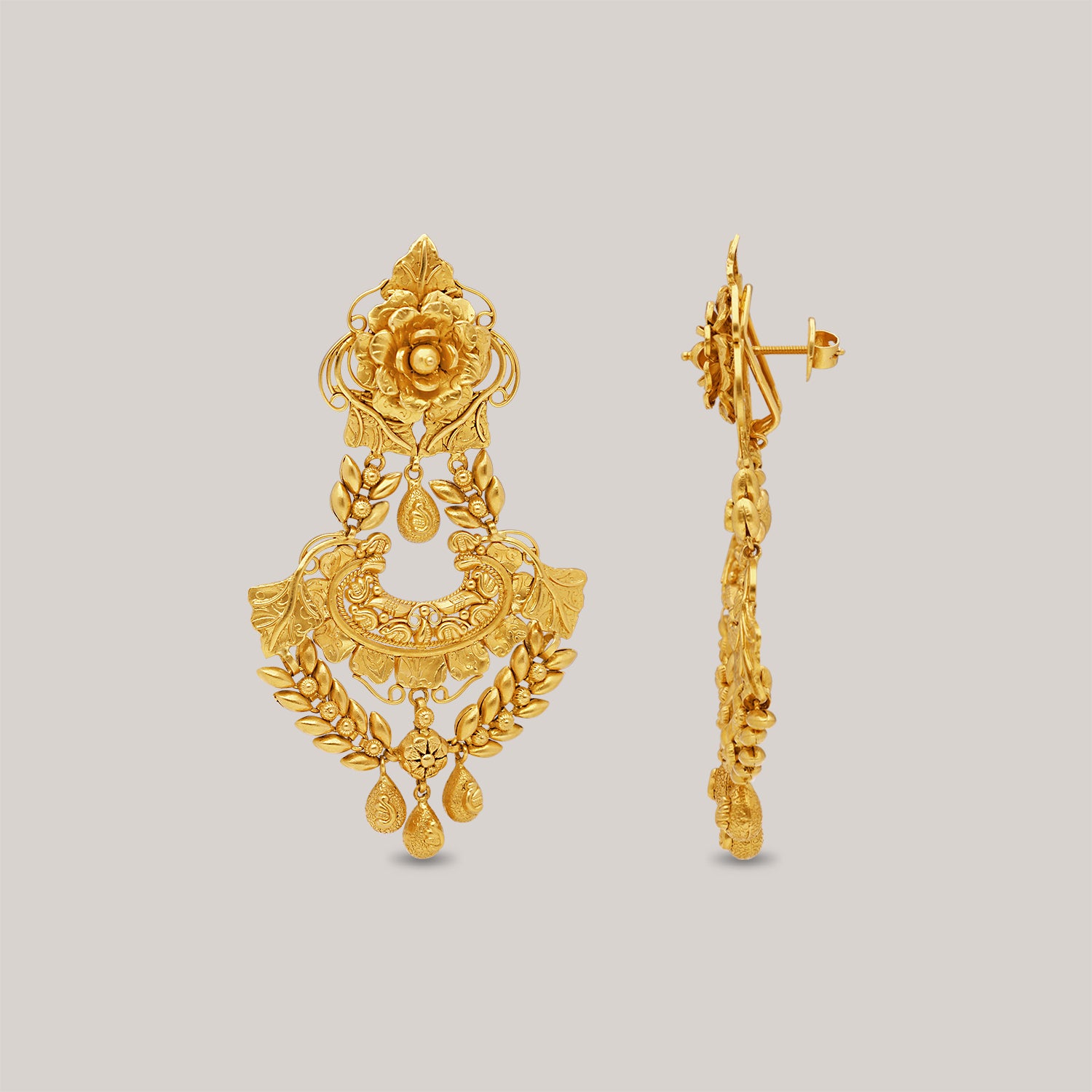 Kavya Gold Earrings