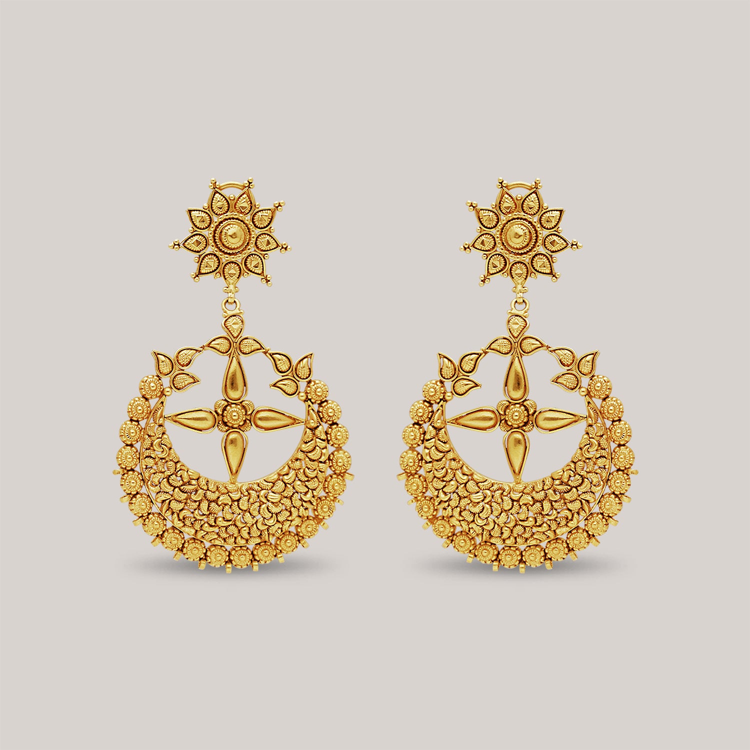 Twilight Gold Chandbali