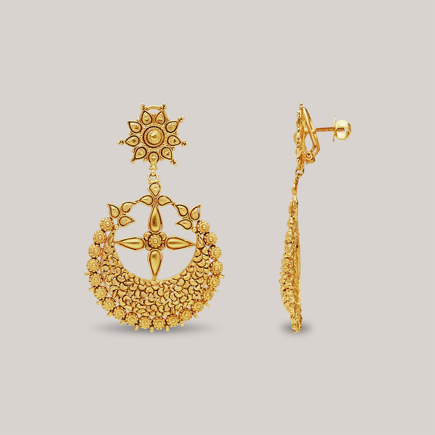 Twilight Gold Chandbali