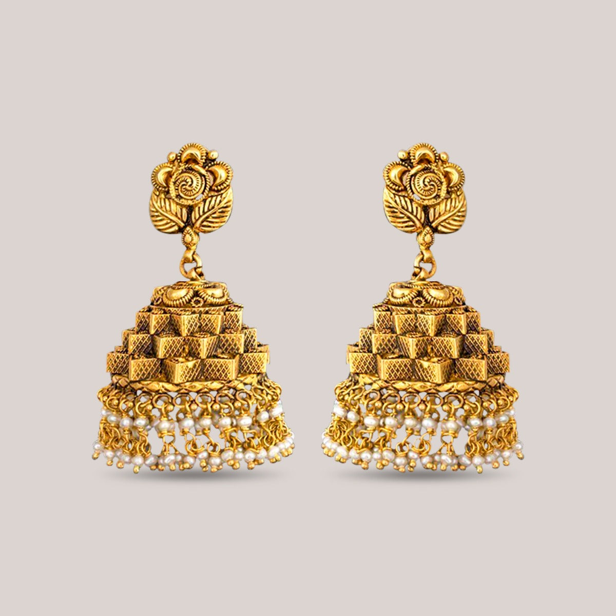 Ethnic Gold Jhumka
