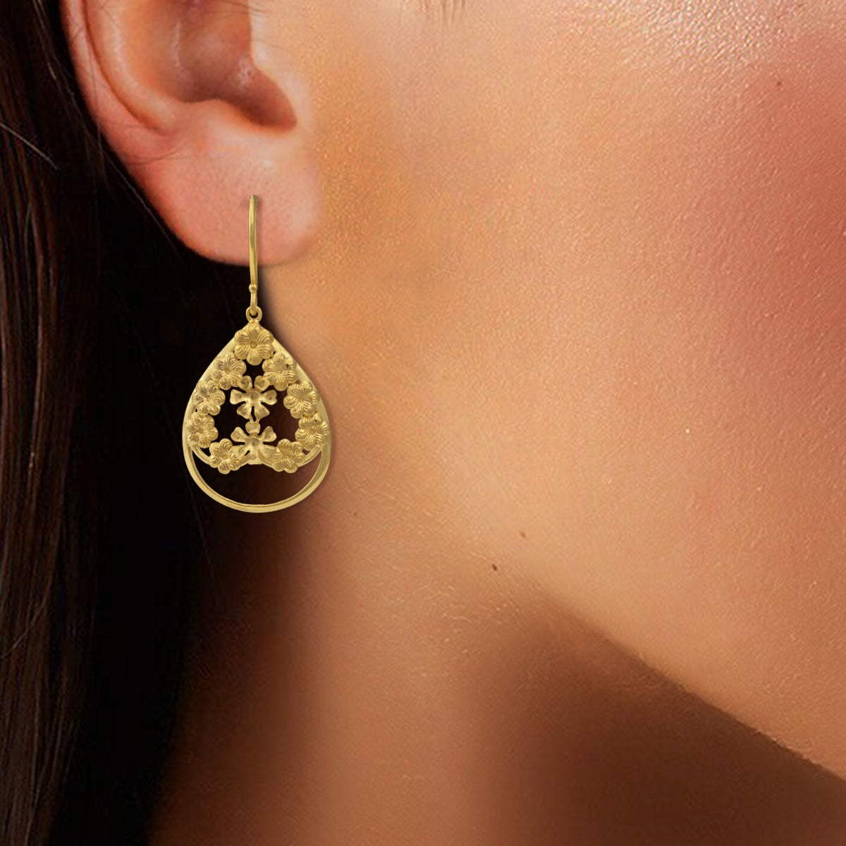 Floral Drop Earrings