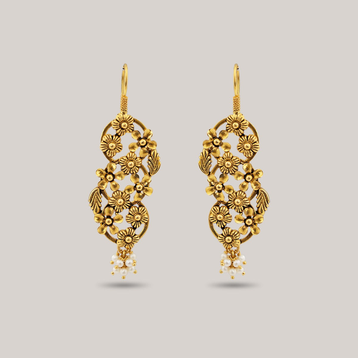 Trendy Pearl Earrings