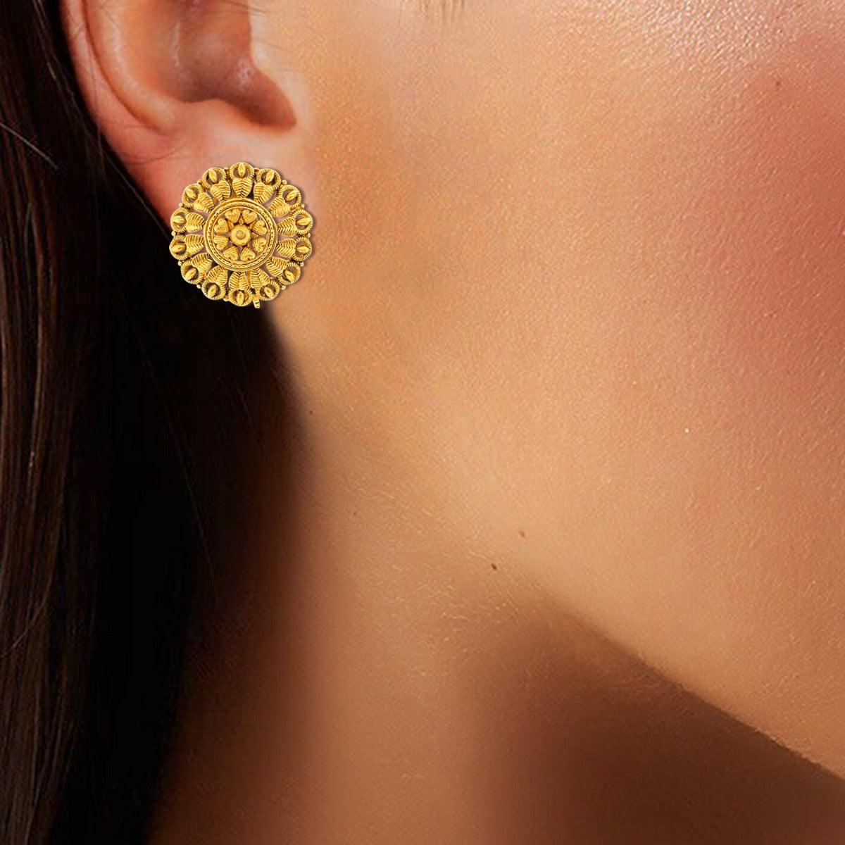 Chakra Gold Earrings