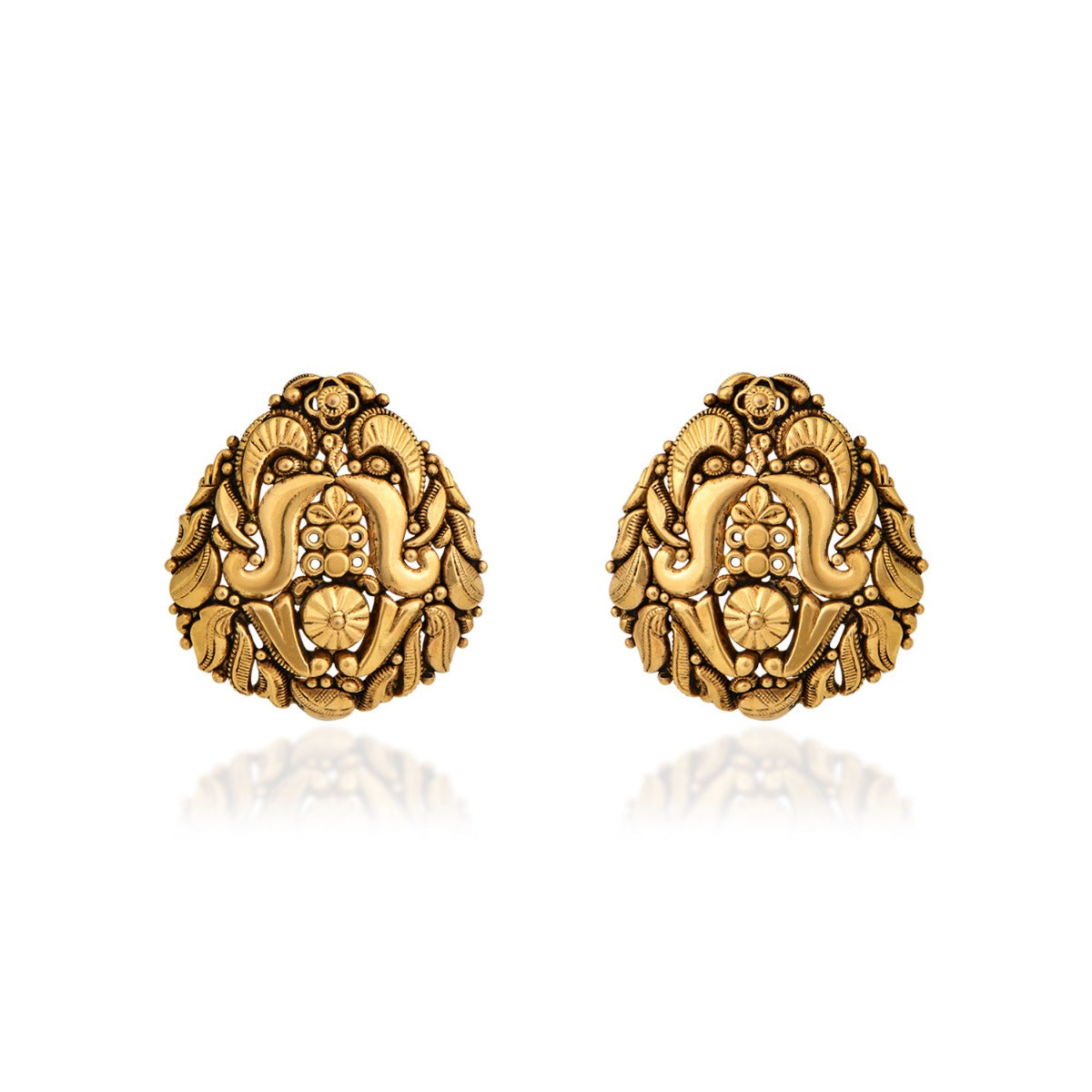 Shashi Geometric Gold Choker Set