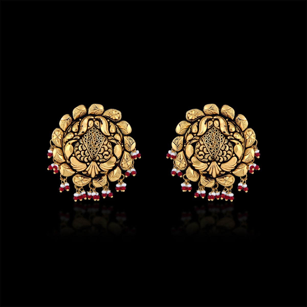 Afsa Flora Gold Earrings