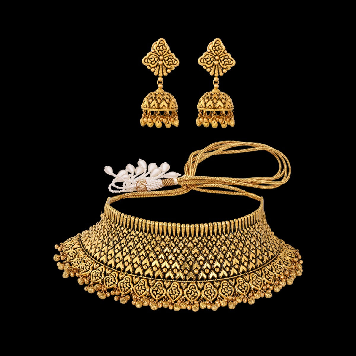 Luminous Gold Choker Set