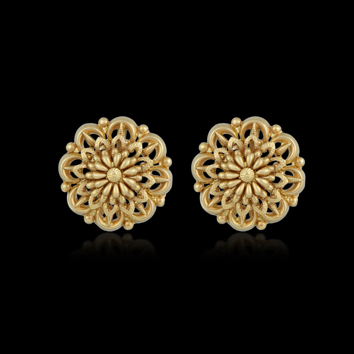 Timeless Blossom Gold Earrings